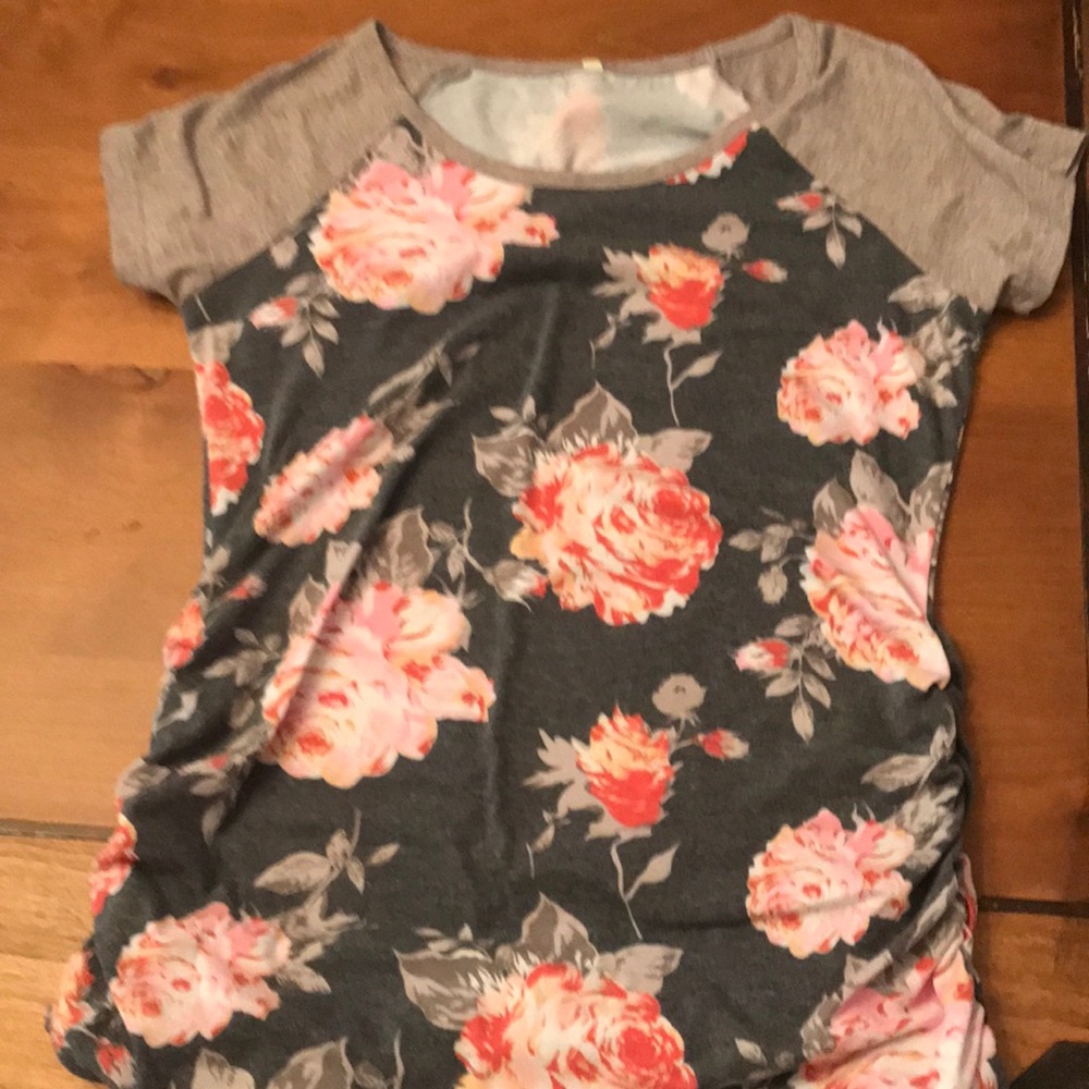 Floral Maternity Tee